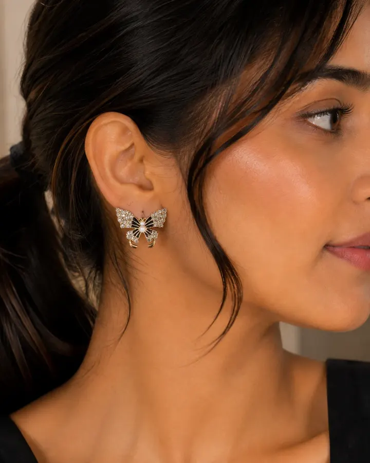 Korean Butterfly Earings