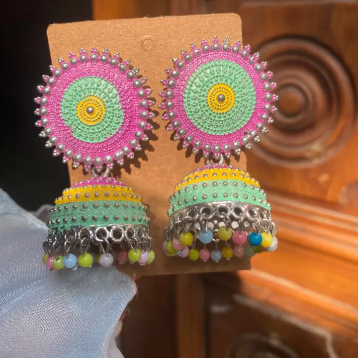 Rangoli Jhumka