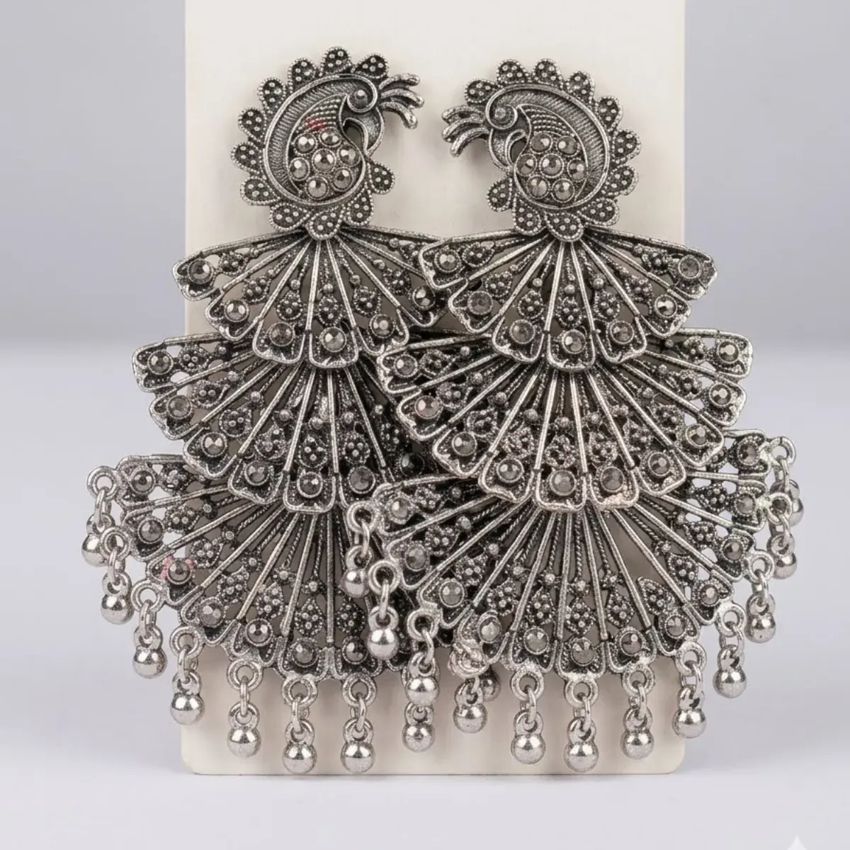 Royal Peacock Moveable Jhumka