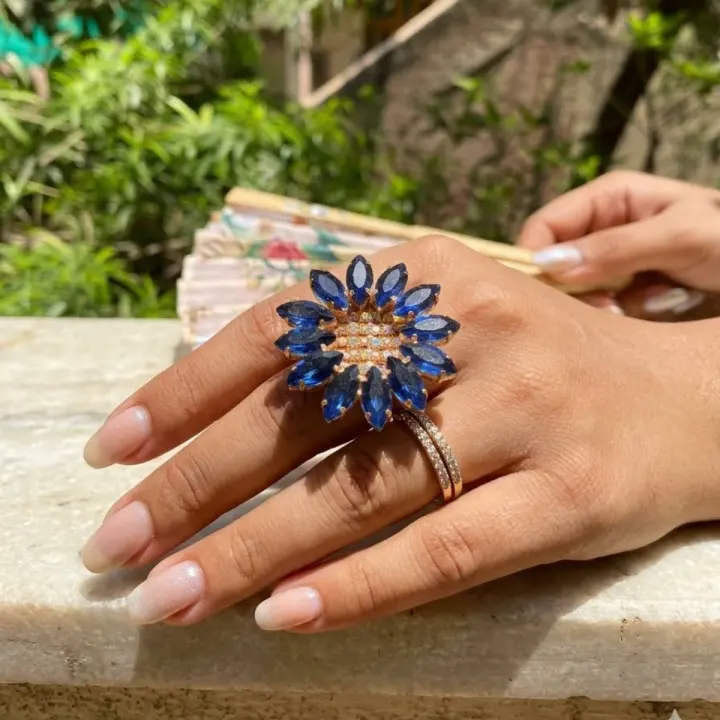 Crystal Bloom Ring-002