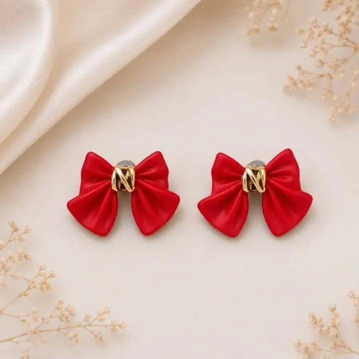 Take a Bow Stud Earings