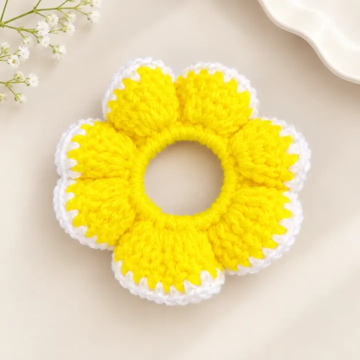Handmade Crosia Scrunchie -3