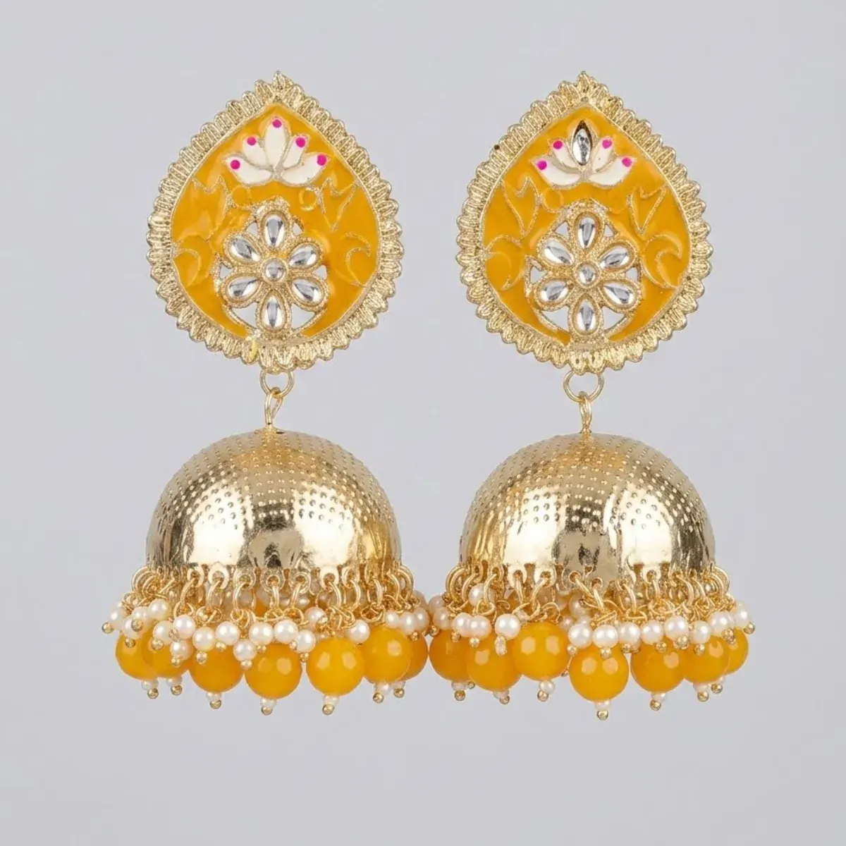 Partywear Haldi Jhumka