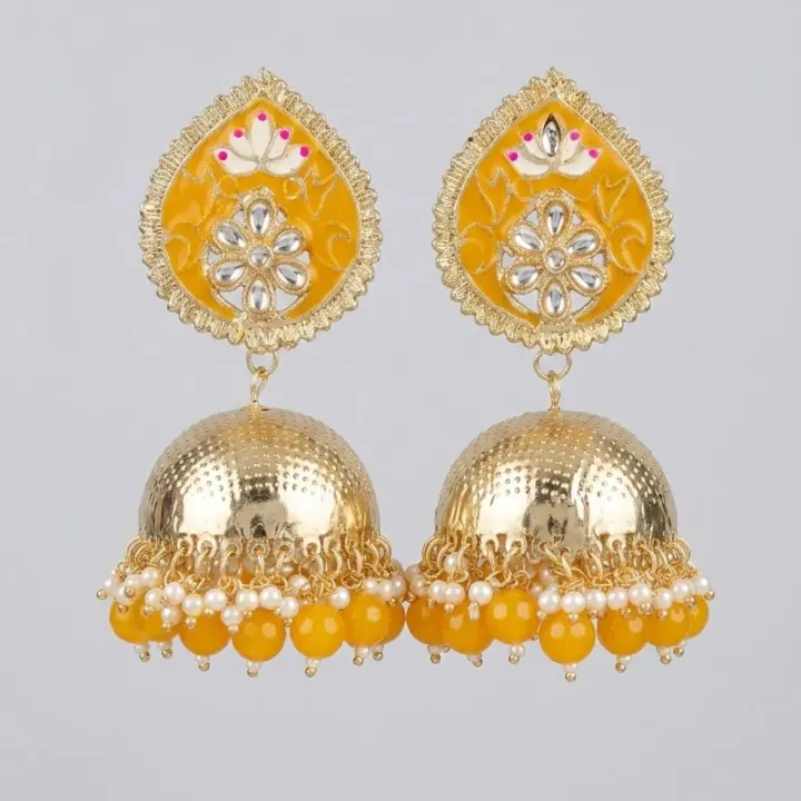 Partywear Haldi Jhumka