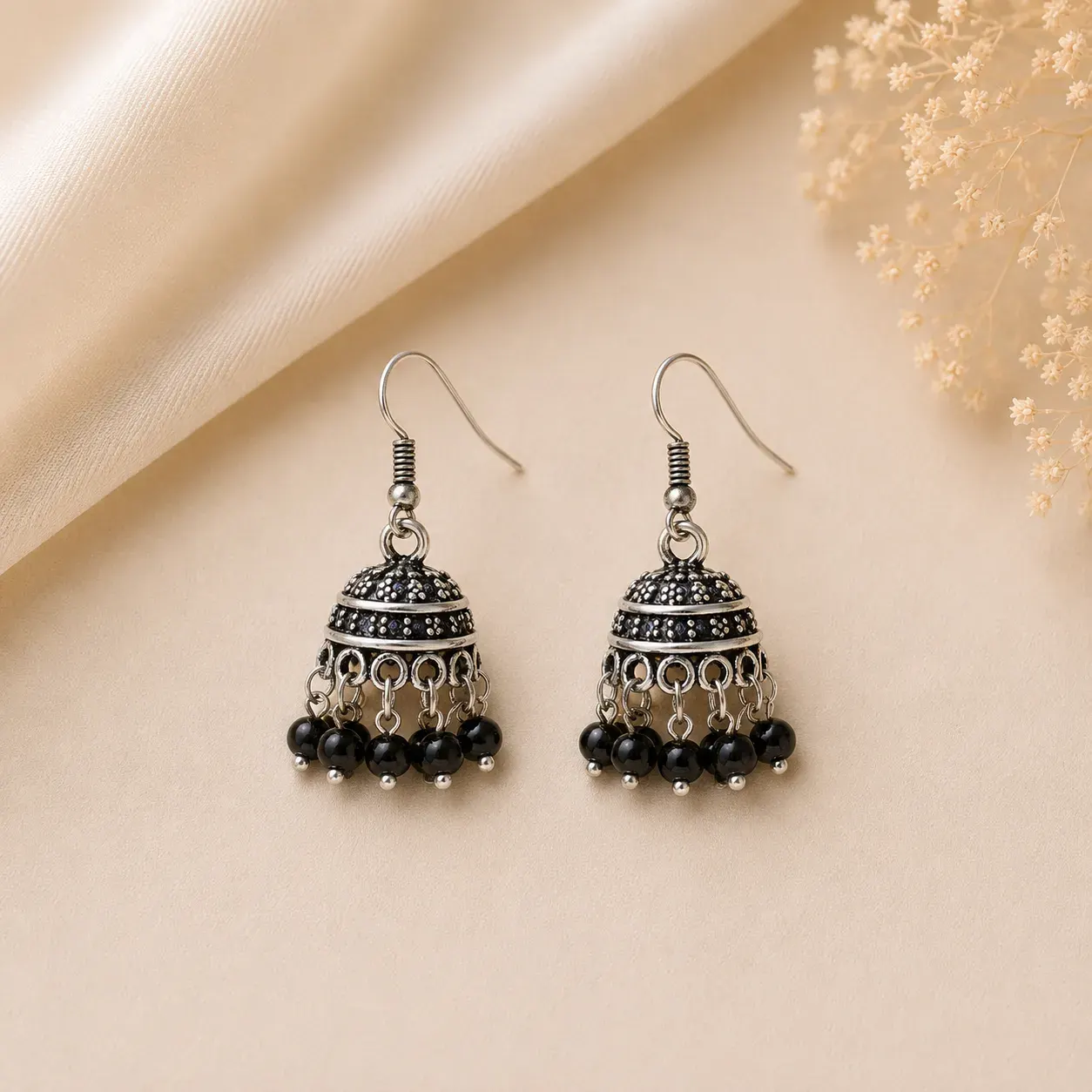 Black Mini Jhumki