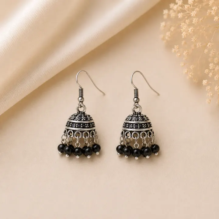 Black Mini Jhumki
