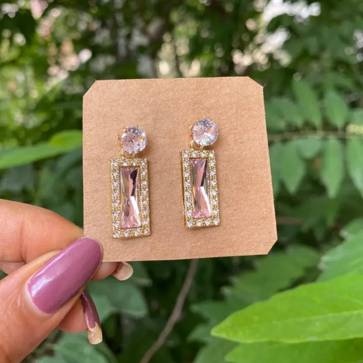 Blush Blossom Drop Earings