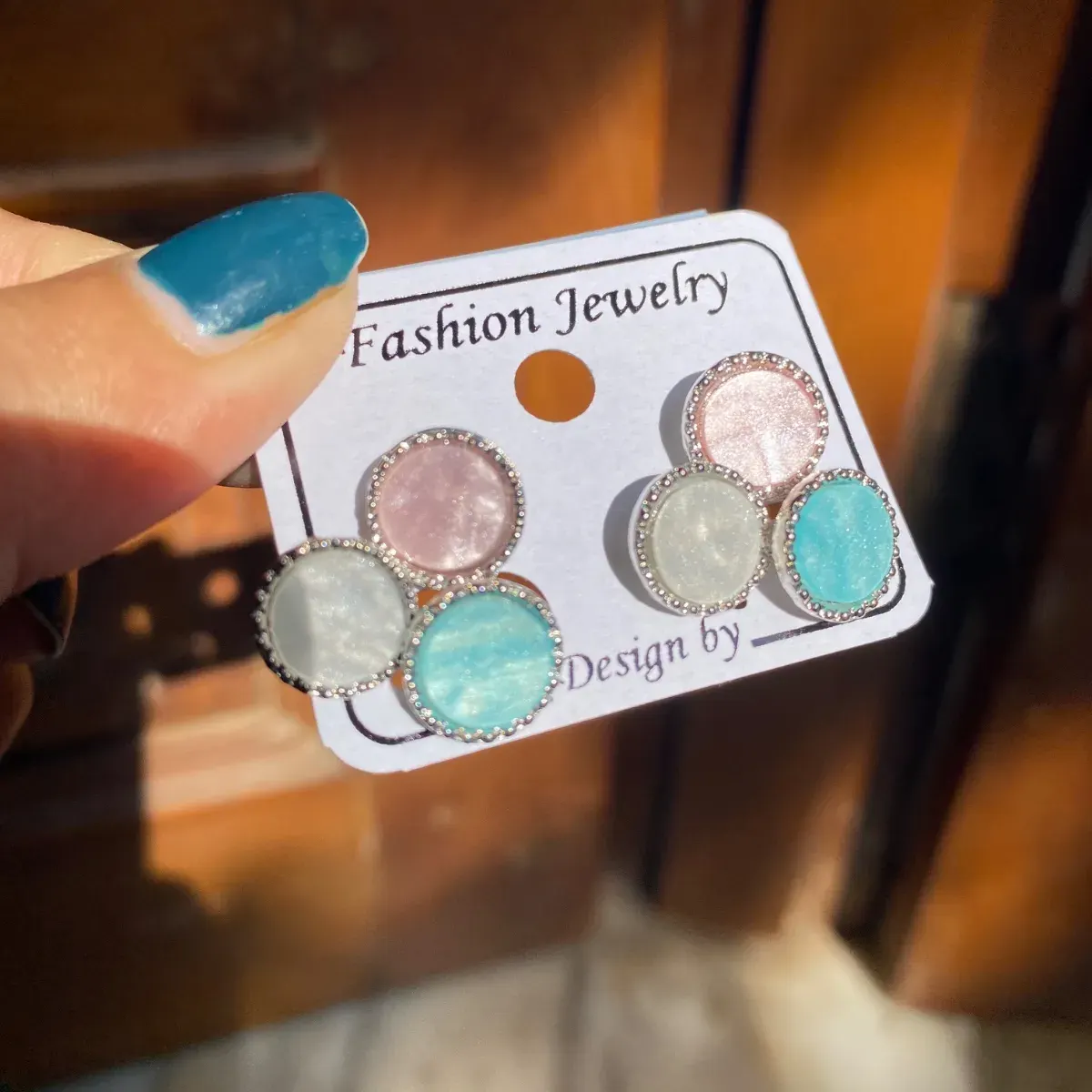Cotton Candy Cluster Studs