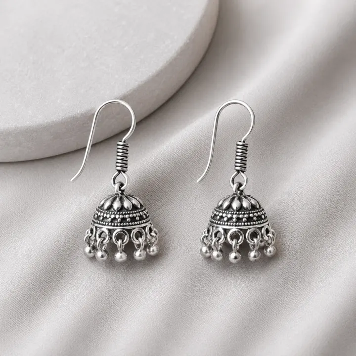 Silver Mini Jhumki