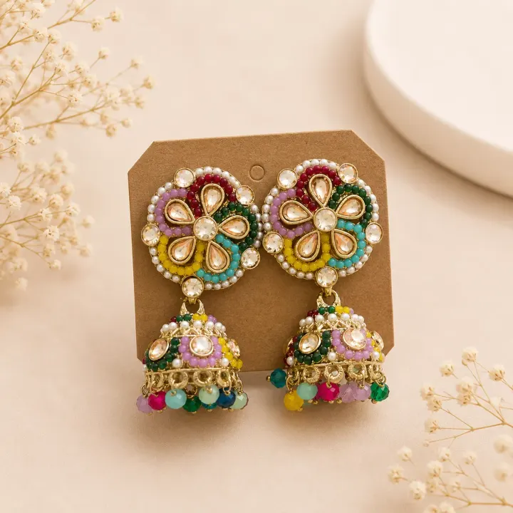 Divine Pearl Jhumki
