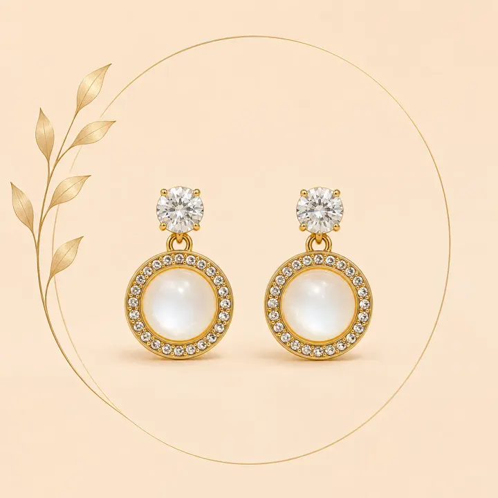 Round Shaped Korean Earings