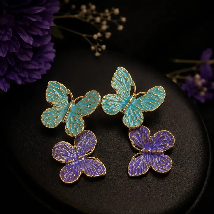 Dual Shade Butterfly 🦋 Earings