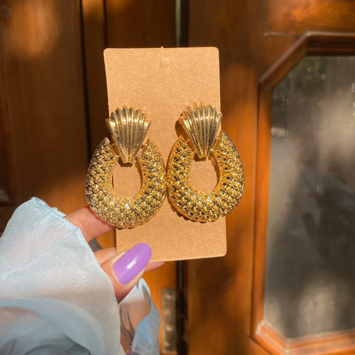 Golden Korean Earing