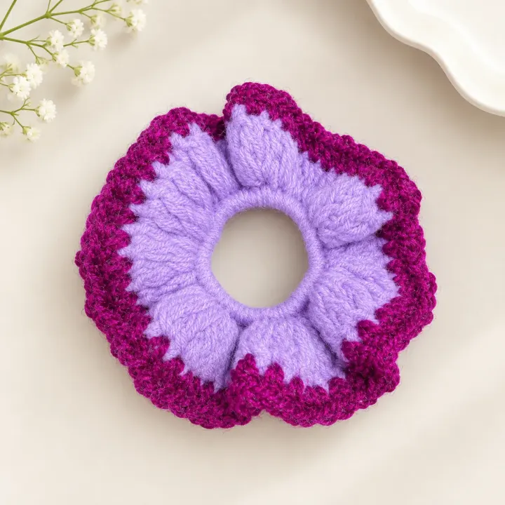 Handmade Crosia Scrunchie -2