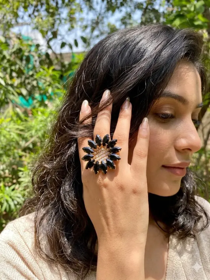 Crystal Bloom Ring-003