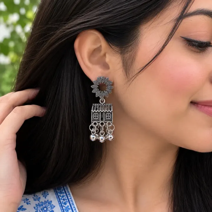 Ghar Oxidised Jhumki