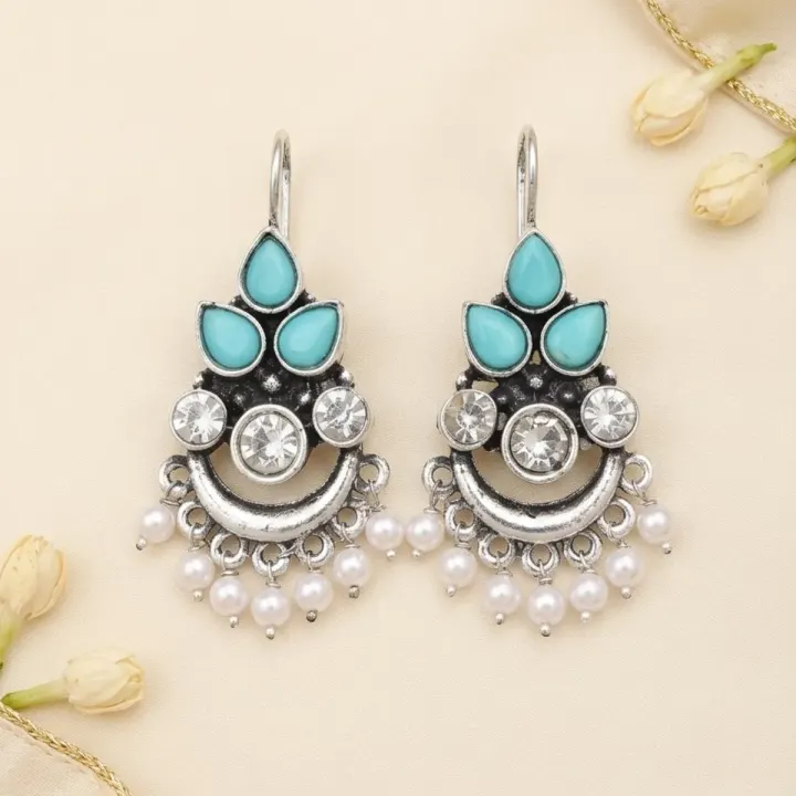 Turquoise Stone Drop & Dangle Earrings