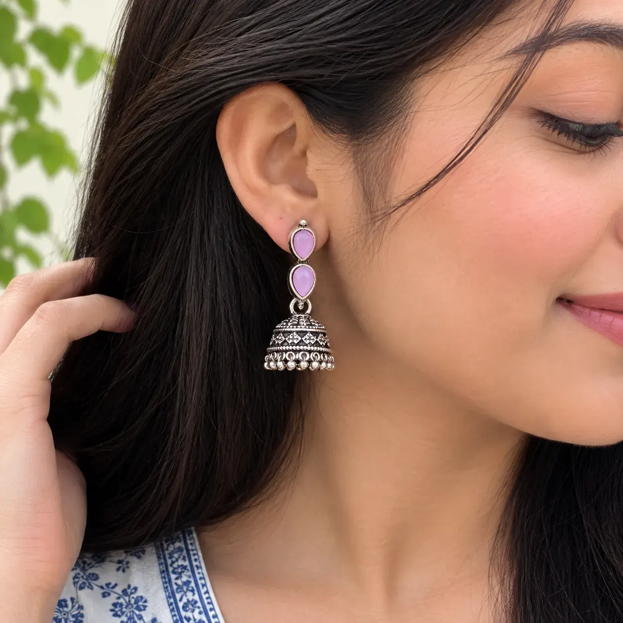 💜 Lavender Jhumki