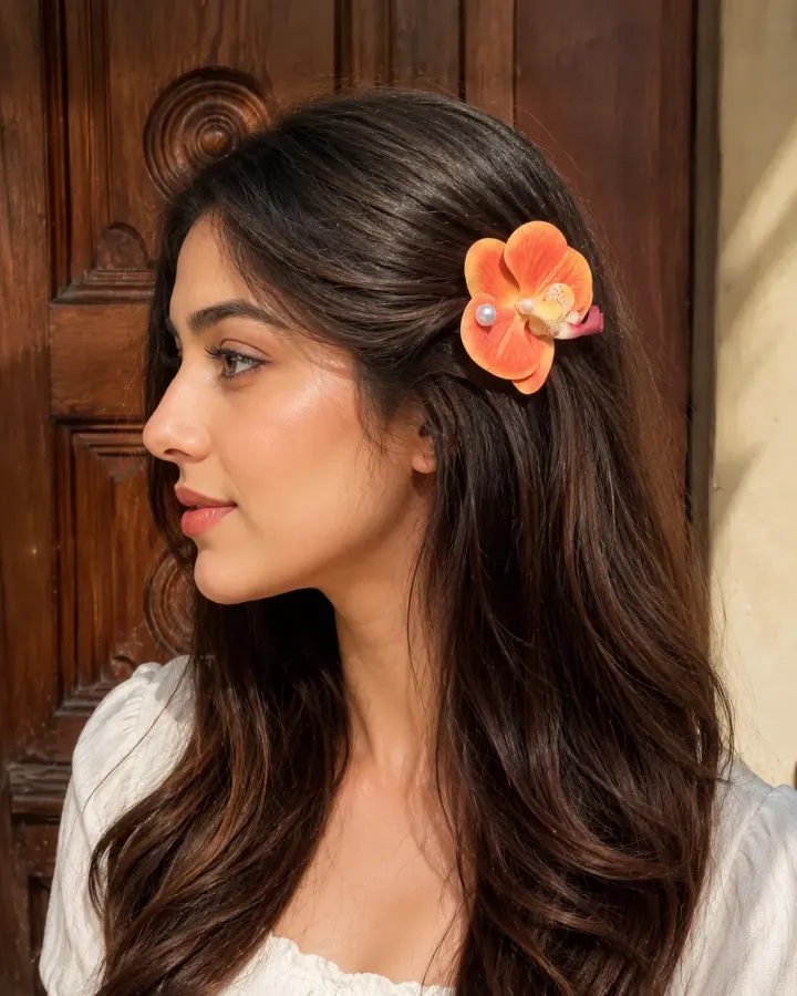 Tulip hair pin-6