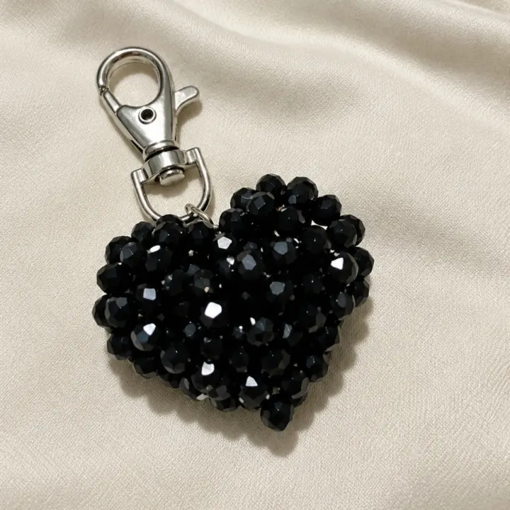 Crystal Heart Keychain