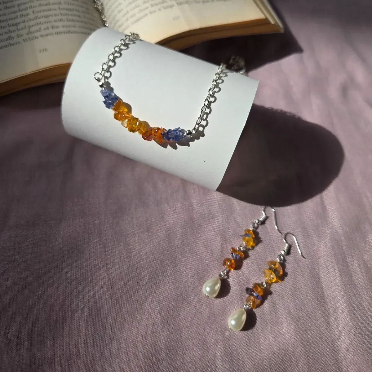 Honey Chip Necklace Set ✨️