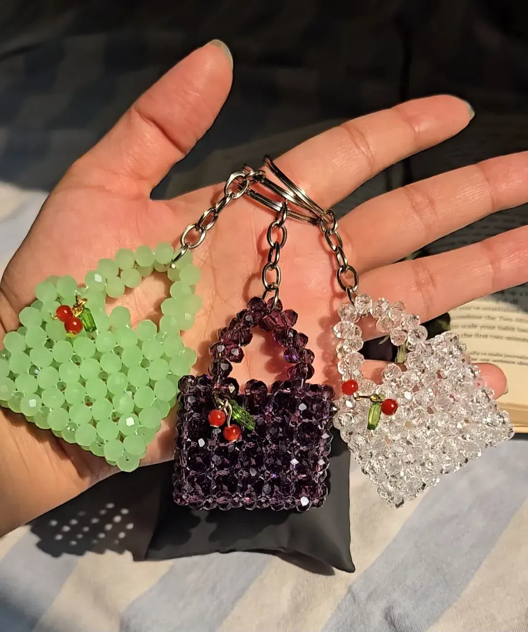 Crystal Mini Bag Keychain