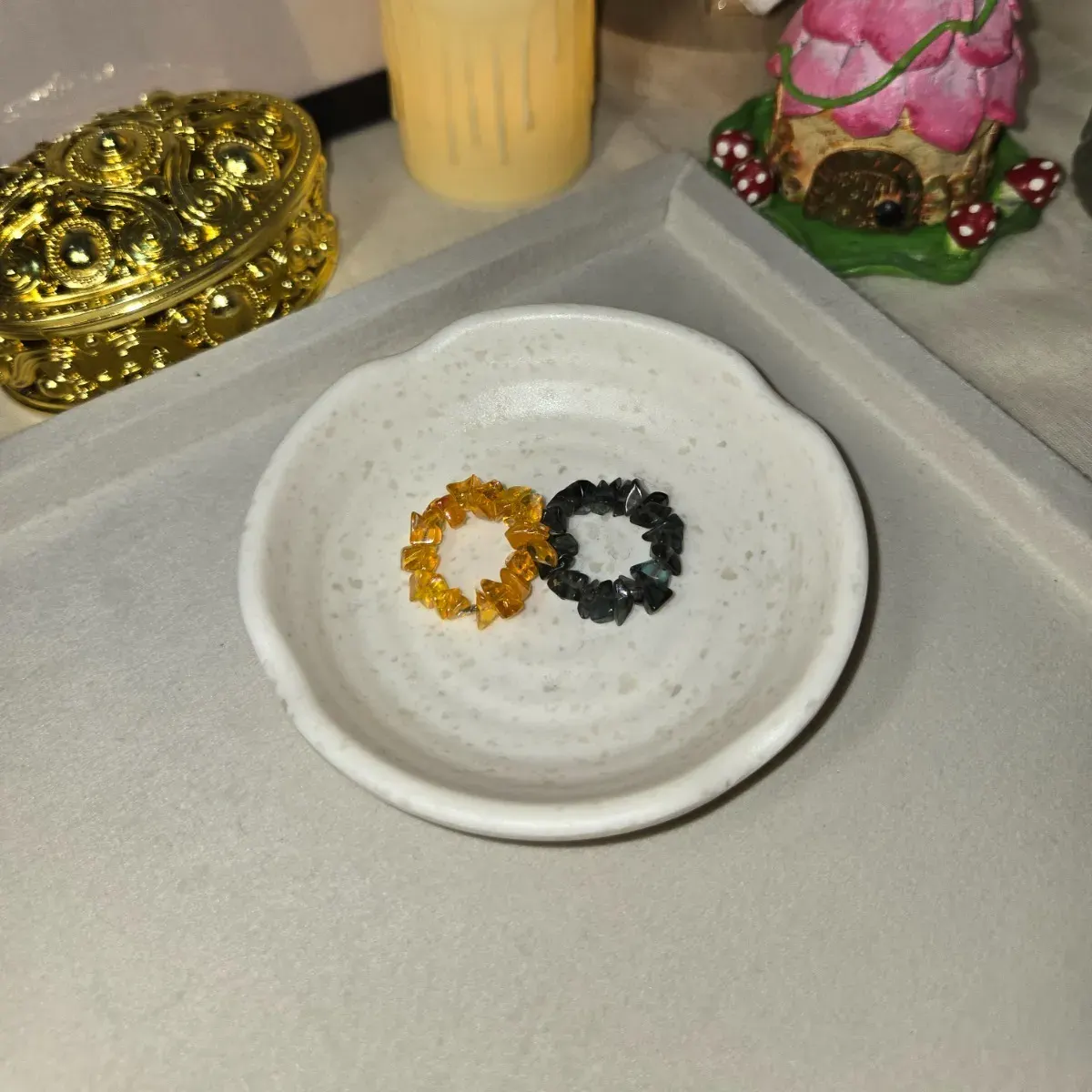 Chip Beads Ring